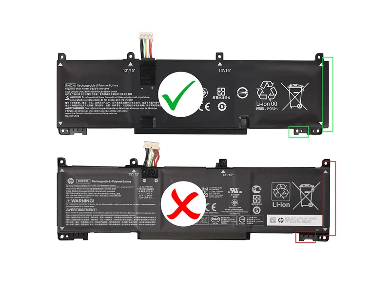 11,4V 3950mAh RH03XL 45Wh Ersatzakku für HP ZHAN 66 Pro 14 G4 / Pro A 14 G4 Serie