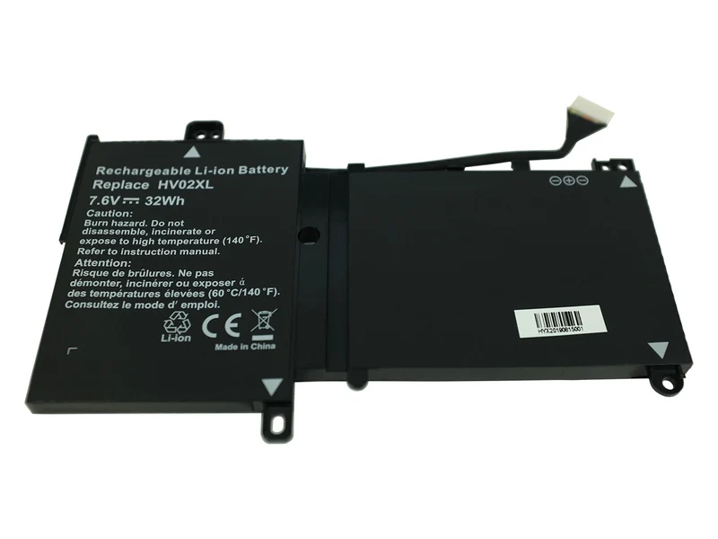 7,6V 4210mAh HV02XL 32Wh Laptop Akku für HP Pavilion x360 11-K Serie TPN-Q164 TPN-W112