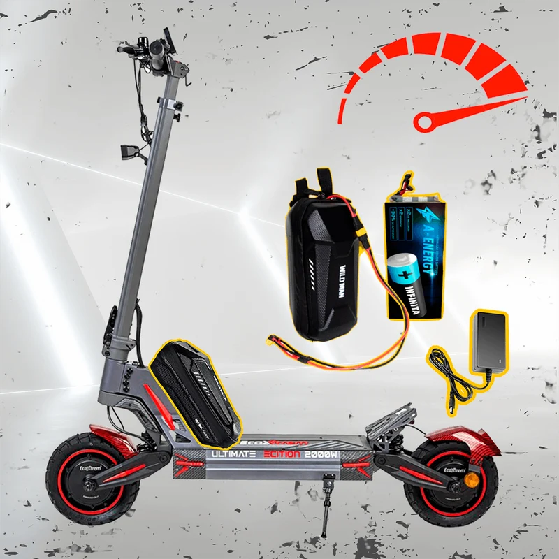 Batería de velocidad 12V para patinete eléctrico Ecoxtrem M41 Tank Dual motor – ¡Llega a velocidad máxima con AF SCOOTERS!