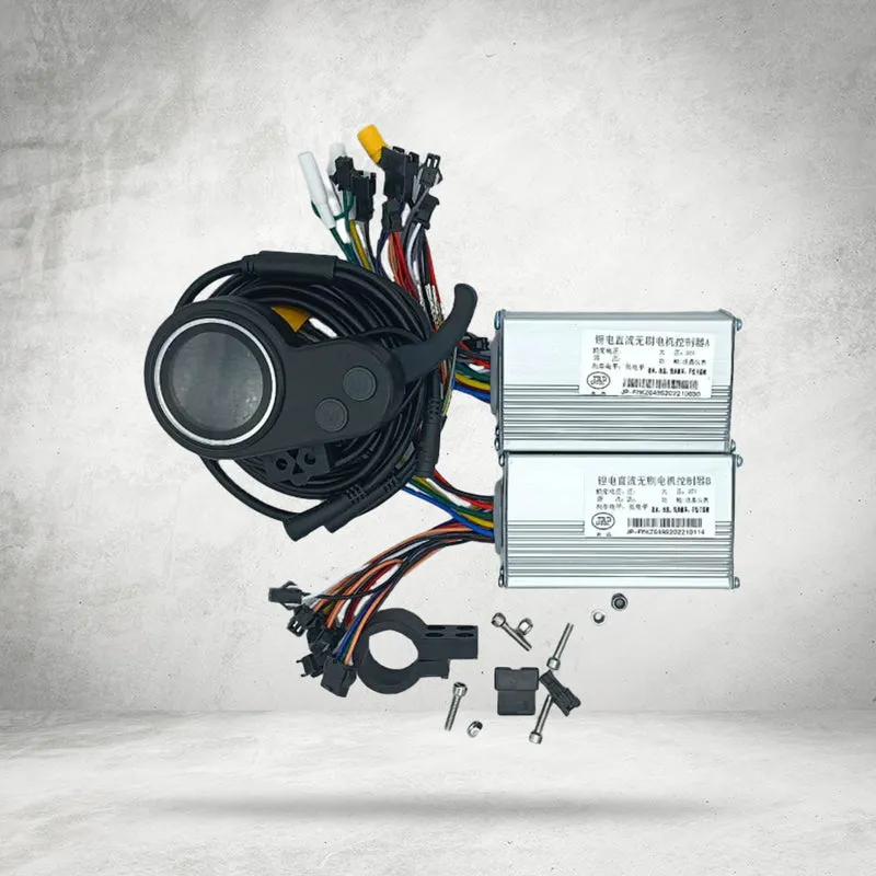 Controladora kit con pantalla para patinete eléctrico 48V/52V 25A dual motor – Recambio de calidad AF SCOOTERS