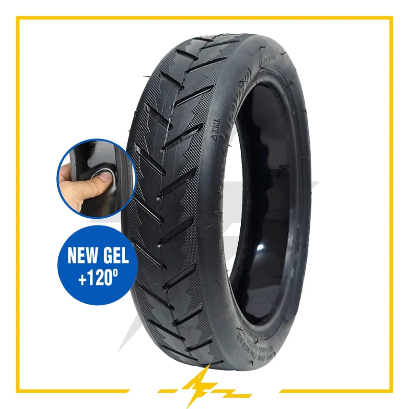 Cubierta rueda neumática para patinete eléctrico 8,5x2-6,1 Tubeless con Gel Innova - Agarre extremo para tu patin