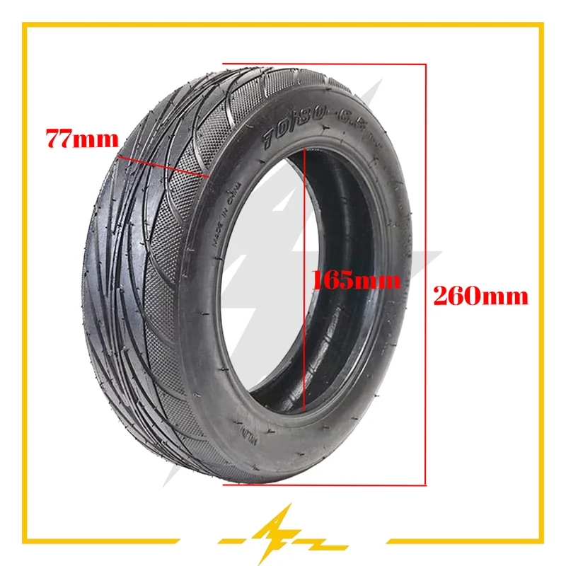 Cubierta rueda neumática para patinete eléctrico Xuancheng 70/80-6,5 Tubeless - ¡Rueda sin preocupaciones!