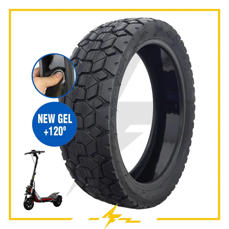 Cubierta rueda neumática para patinete eléctrico Segway Ninebot ZT3 Pro 70/60-7,5 Tubeless con GEL - Agarre extremo para tu patinete eléctrico