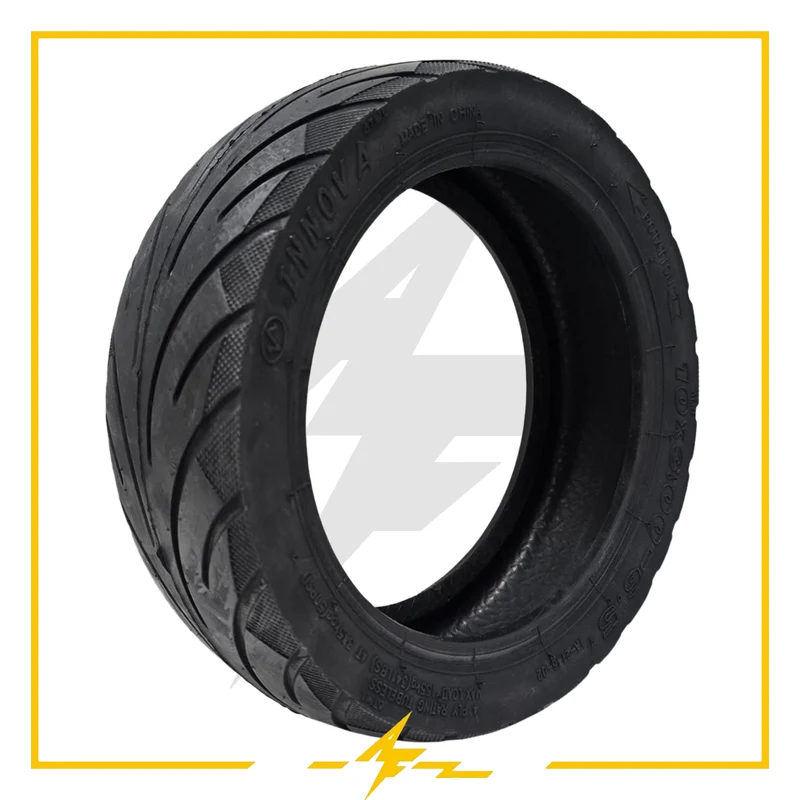 Cubierta rueda neumática para patinete eléctrico 10x3-6,5 Tubeless Innova: ¡Rueda sin preocupaciones!