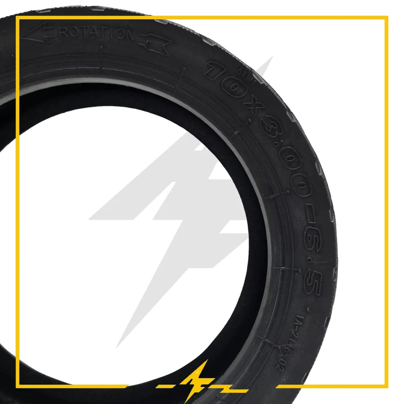 Cubierta rueda neumática para patinete eléctrico 10x3-6,5 Tubeless Innova: ¡Rueda sin preocupaciones!