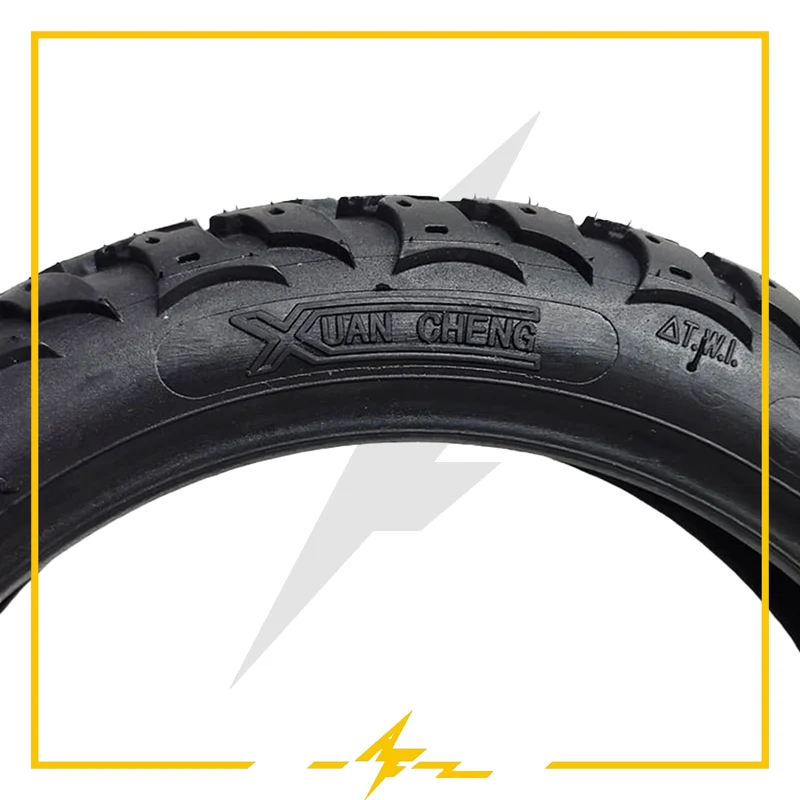 Cubierta rueda neumática para patinete eléctrico Xuancheng 10x2,5-6,5 Offroad Tubeless con gel: ¡Protección total para tu patin!