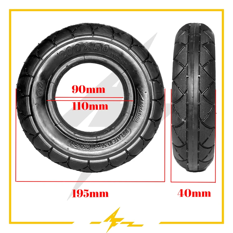 Cubierta rueda neumática para patinete eléctrico 200x50 Tubetype - ¡Domina cualquier terreno con tu patin!
