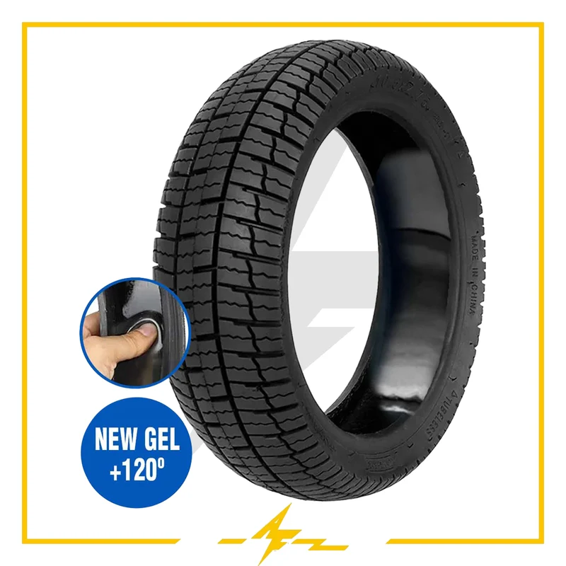 Cubierta rueda neumática para patinete eléctrico Xuancheng 10,5x2,75-7 Tubeless con gel: ¡Protección total para tu patin!