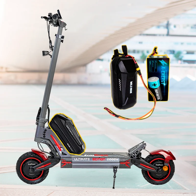 Batería externa de autonomía 52V para patinete eléctrico Ecoxtrem M41 Tank Dual Motor – Instalación fácil y autonomía superior con AF SCOOTERS