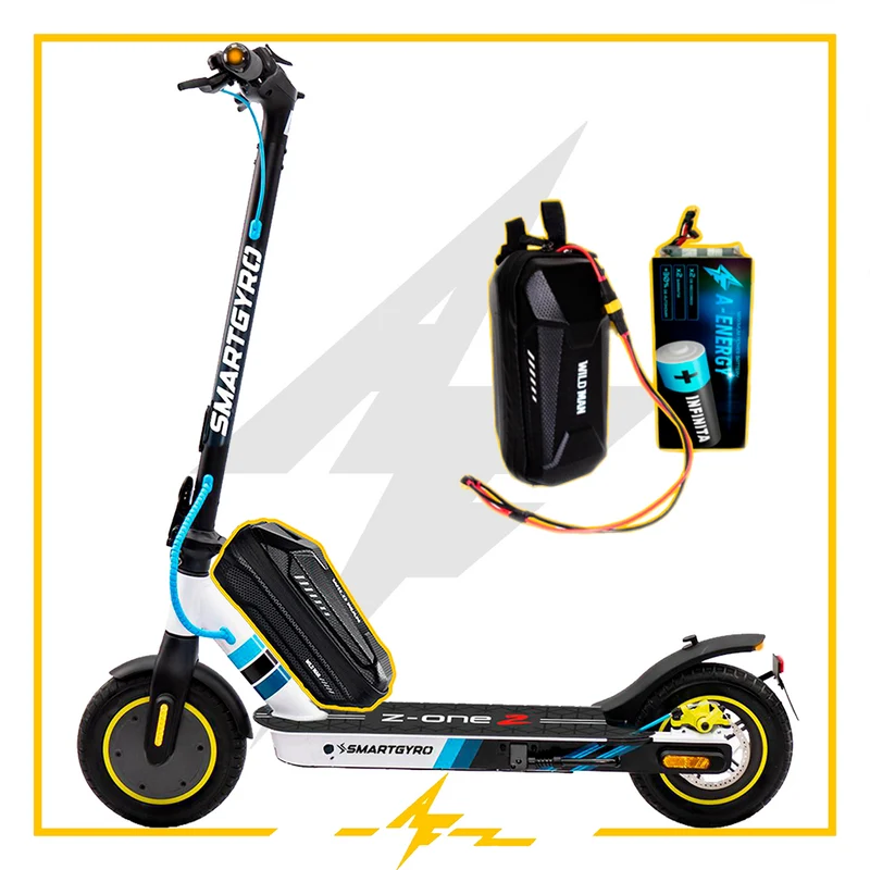 Batería externa de autonomía 36V para patinete eléctrico Smartgyro Z-One 2 – Instalación fácil y autonomía superior con AF SCOOTERS