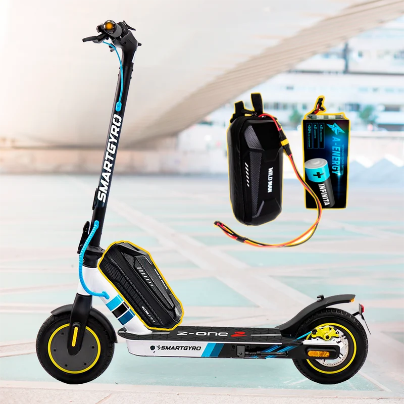 Batería externa de autonomía 36V para patinete eléctrico Smartgyro Z-One 2 – Instalación fácil y autonomía superior con AF SCOOTERS