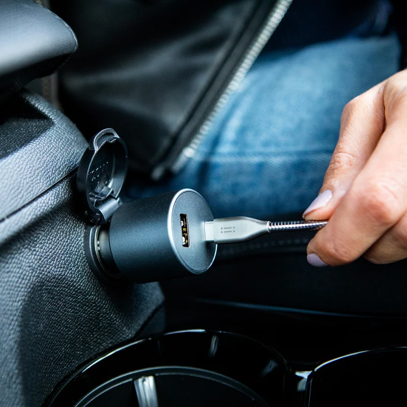Cargador para coche de 78 W de INTECAT - Gris