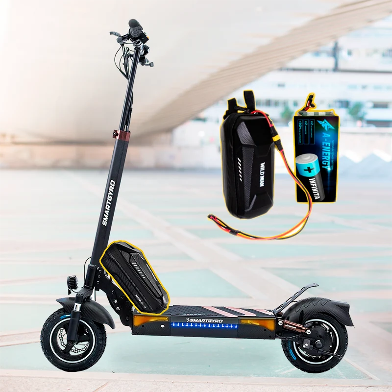 Batería externa de autonomía 48V para patinete eléctrico Smartgyro Speedway PRO – Instalación fácil y autonomía superior con AF SCOOTERS