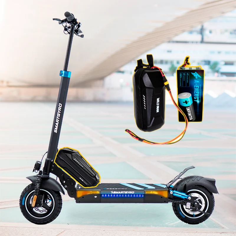 Batería externa de autonomía 48V para patinete eléctrico Smartgyro Speedway – Instalación fácil y autonomía superior con AF SCOOTERS