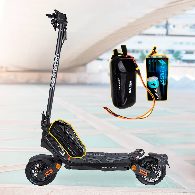 Batería externa de autonomía 48V para patinete eléctrico Smartgyro Rockway PRO evo – Instalación fácil y autonomía superior con AF SCOOTERS