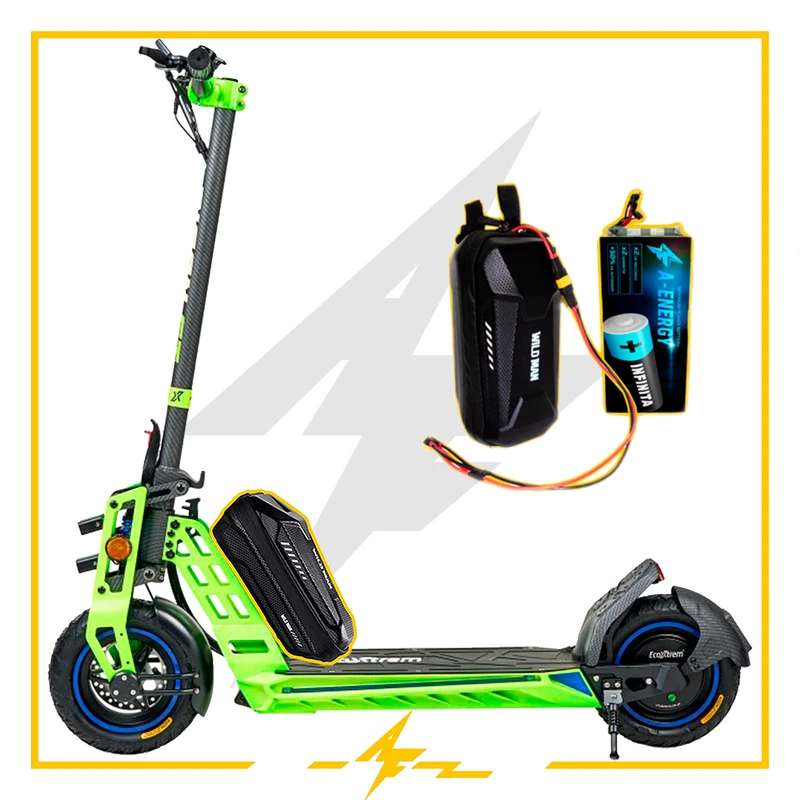 Batería externa de autonomía 48V para patinete eléctrico Ecoxtrem Bison – Instalación fácil y autonomía superior con AF SCOOTERS