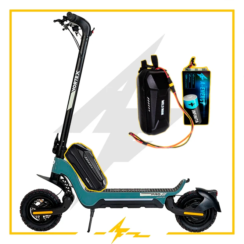 Batería externa de autonomía 48V para patinete eléctrico Ecoxtrem ETRIC Vortex – Instalación fácil y autonomía superior con AF SCOOTERS