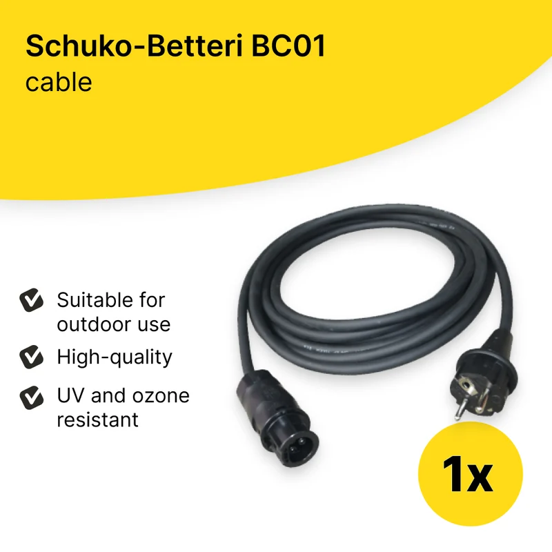Cable Schuko-Betteri BC01