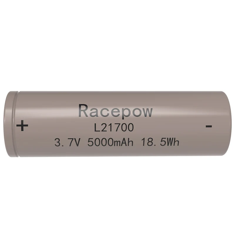 Pila de litio 3.7 de alto rendimiento, 5 V, 21700 Ah (marrón)