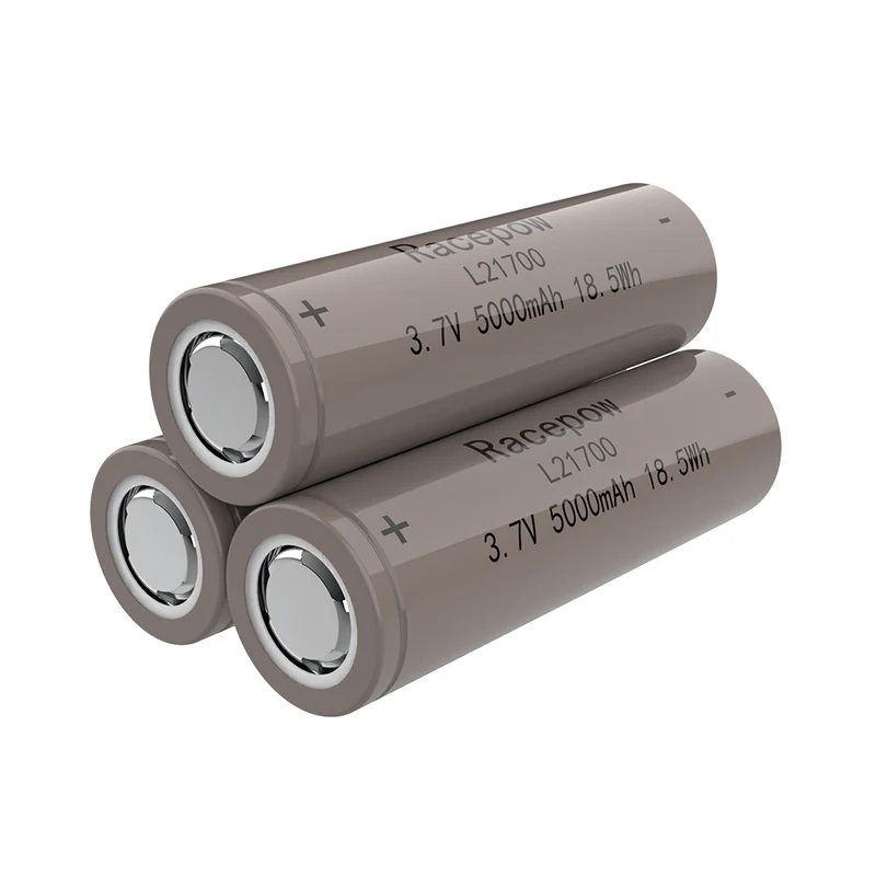 Pila de litio 3.7 de alto rendimiento, 5 V, 21700 Ah (marrón)