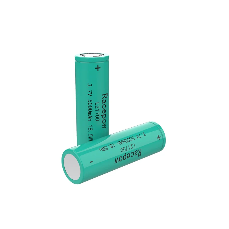 Pila de litio 3.7 de alto rendimiento, 5 V, 21700 Ah (verde)