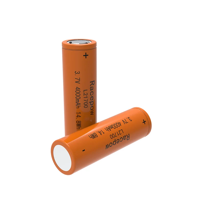 Pila de litio 3.7 de alto rendimiento de 4 V y 21700 Ah (naranja)