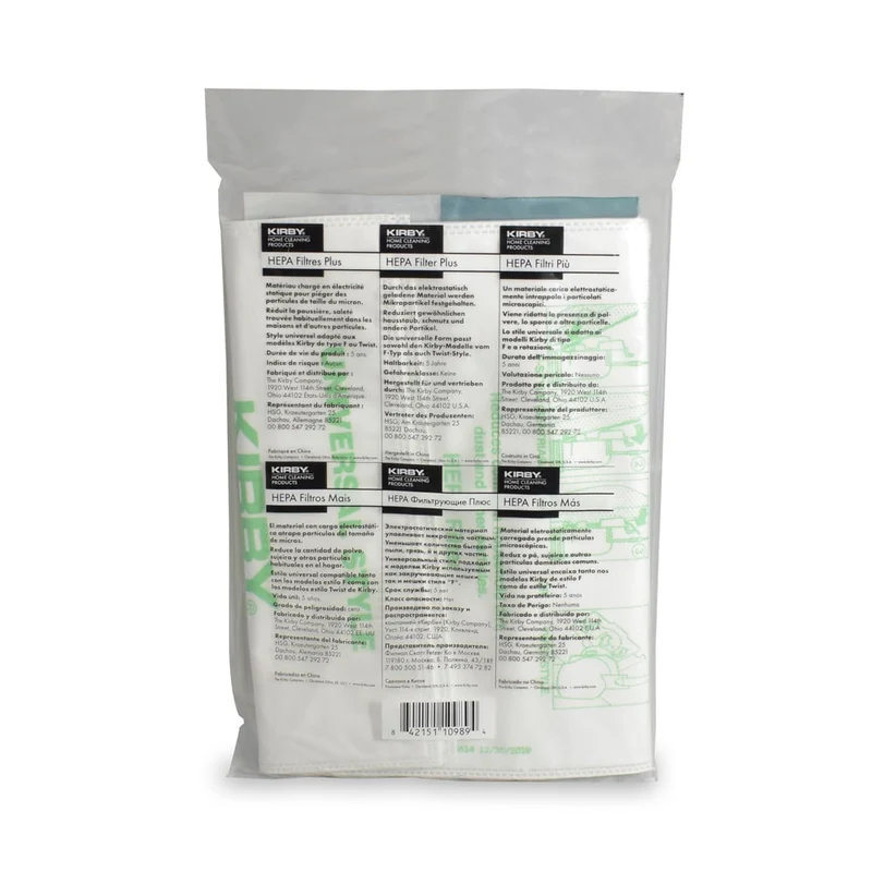 MicroAllergen Plus HEPA Filter Bags - 2 Pack