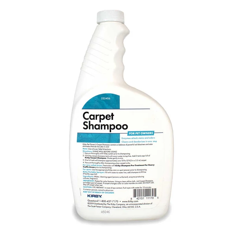 Kirby Pet Owners Carpet Shampoo