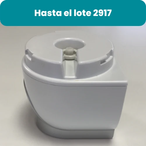Unidad de mezclado Nutribaby (+) - Hasta el lote 2917 (indicado bajo el robot)