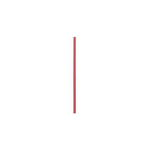 Barreau avec Trou - Coloris Rouge Corail (D)
