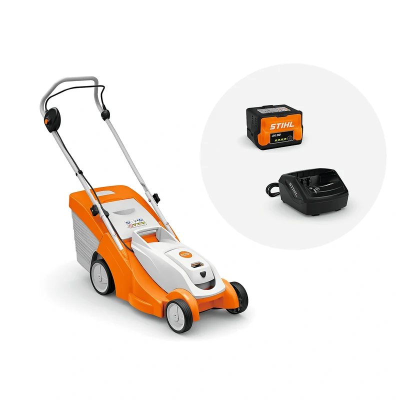 Cortacésped STIHL RMA 239 + Batería AK 30S y cargador