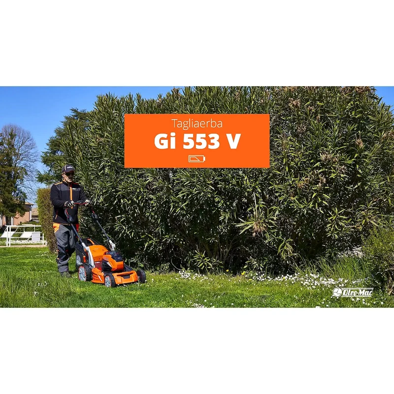 Cortacésped Oleo-Mac Gi 553 V + Batería y Cargador