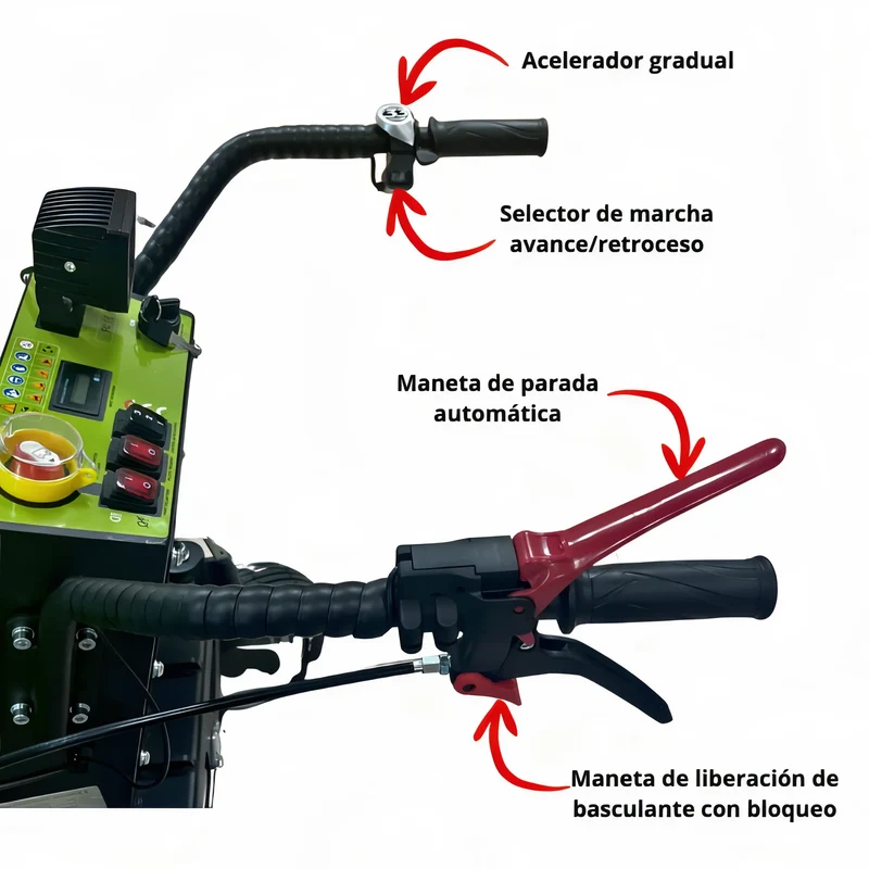 Carretilla eléctrica de ruedas FANTON E50X