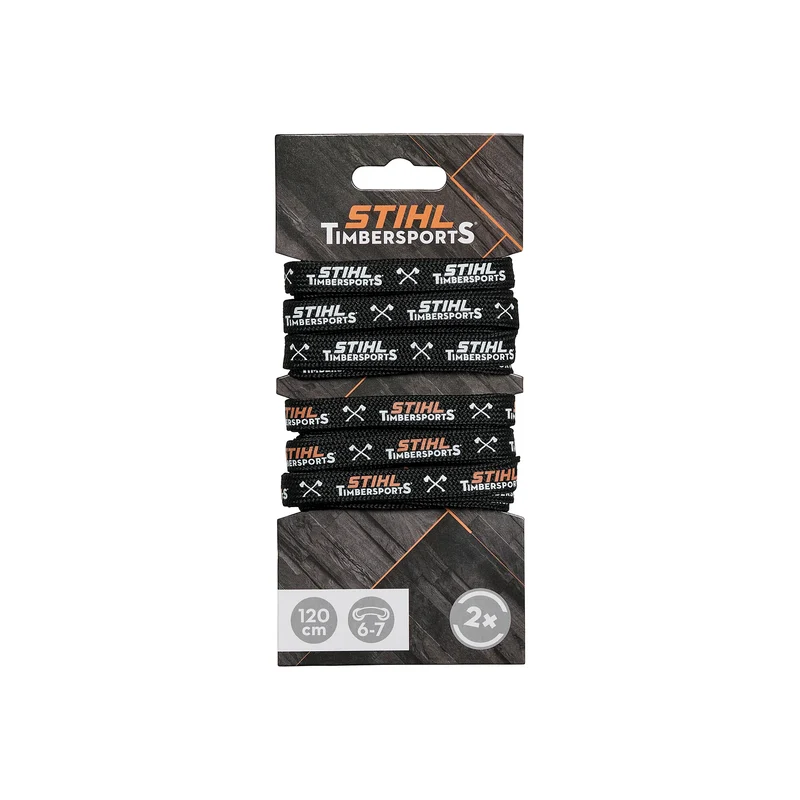 Set 2 pares de cordones TIMBERSPORTS® BLACK STIHL