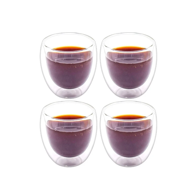 Set 4 Vasos doble Cristal de 150 ml