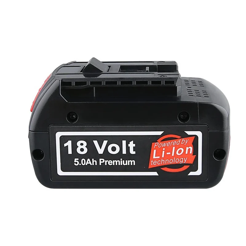 18V 5.5Ah 4 Stück Für Bosch BAT610G Li-ion Akku Ersatz mit LED / Kompatibel mit BAT609 BAT610G BAT618G BAT620 BAT621