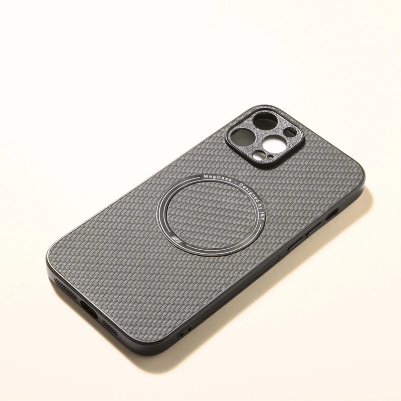 Combo MagSafe – Funda Carbon & Estación de Carga 3 en 1 Plegable
