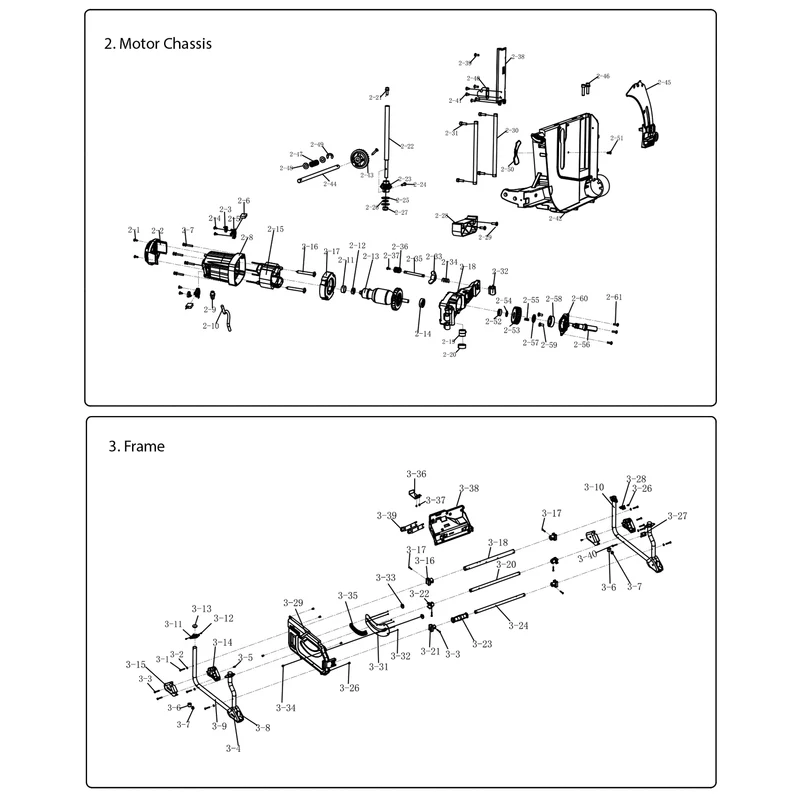 Evolution R10TS / R10TBLX Spare Parts (Section 2)