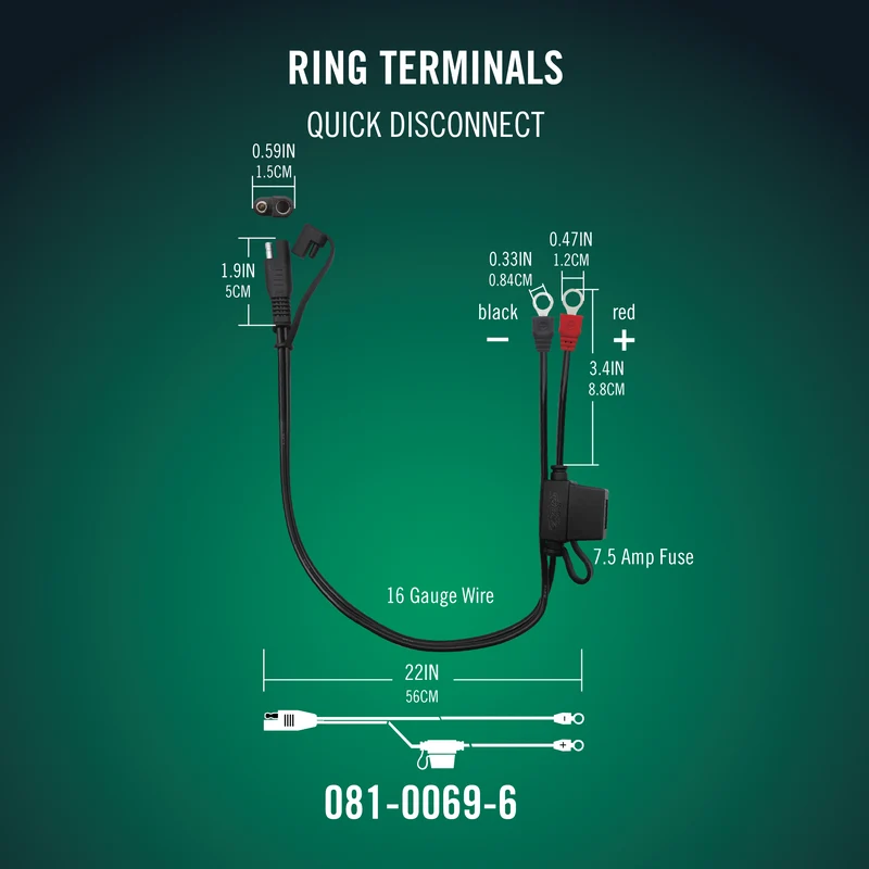 Battery Tender® Ride Ready Voltage Monitor Kit