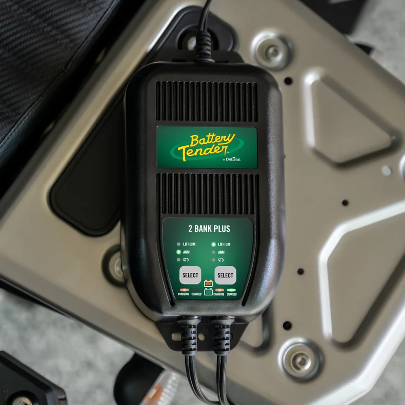 Battery Tender® 2-Bank 12V 1.25 Amp Battery Charger and Maintainer