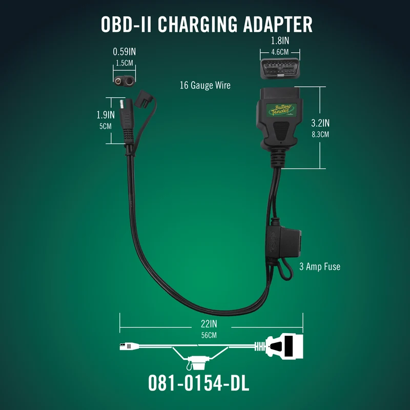 Battery Tender® Quick Disconnect OBDII Adapter