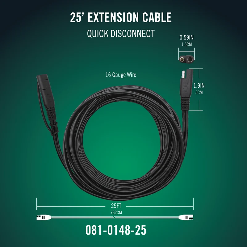 Battery Tender® 25ft SAE Quick Disconnect Extension Cable