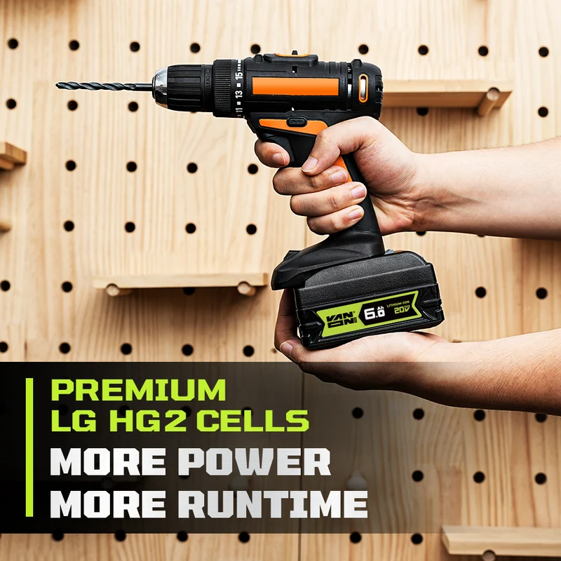 Für Worx 20V Max WA3520 Akku 6Ah Ersatz-VANON PRO