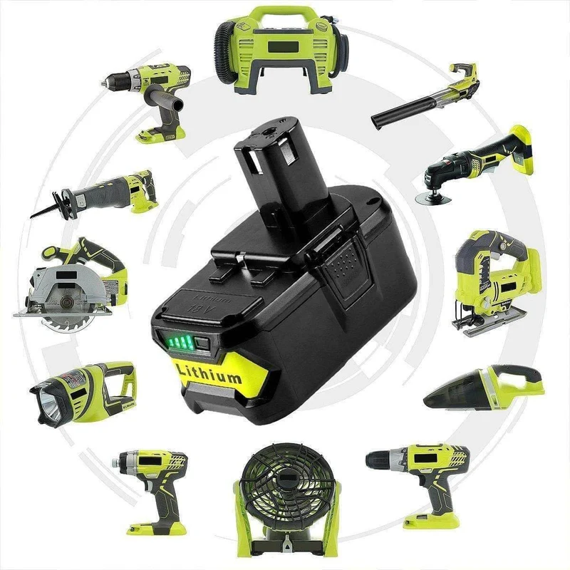 2 STÜCK für Ryobi 18V 5Ah Ersatzakku Lithium P102 P103 P105 P107 P108 P109 Ryobi ONE+ Cordless Tool