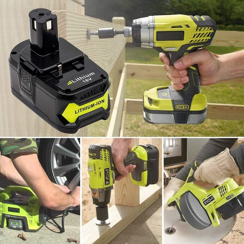2 STÜCK für Ryobi 18V 5Ah Ersatzakku Lithium P102 P103 P105 P107 P108 P109 Ryobi ONE+ Cordless Tool