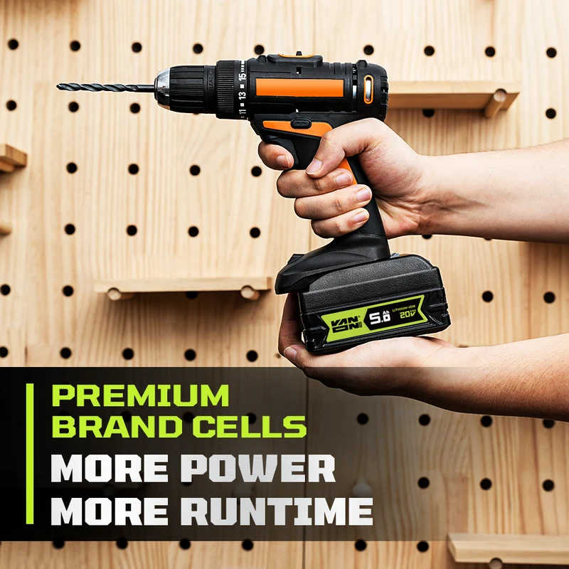 Für Worx 20V Max WA3520 Akku 5Ah Ersatz-VANON PRO