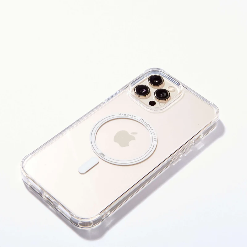 Combo MagSafe – Funda Transparente & Estación de Carga Inalámbrica 3 en 1
