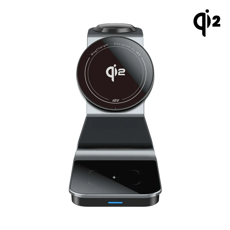 MagCharger Qi2 - Estación de Carga Inalámbrica 3 en 1