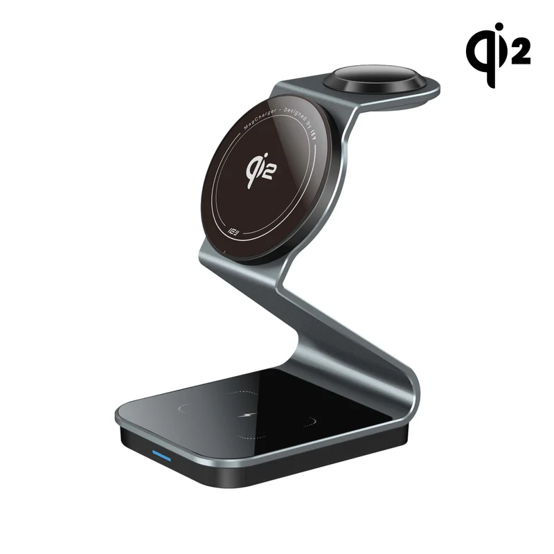 MagCharger Qi2 - Estación de Carga Inalámbrica 3 en 1