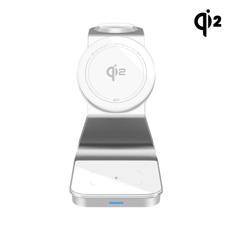 MagCharger Qi2 - Estación de Carga Inalámbrica 3 en 1